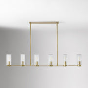 Rivora Fluted Glass Chandelier – Elegant Ribbed Lasting Design